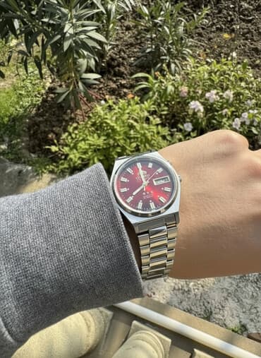 cayka qızıl saat: Qol saatı, Orient, rəng - Qırmızı — 2