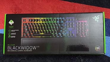 playstation 3 joystick: Razer Blackwidow v3 oyun klaviaturasi. Yeniden secilmir. Az islenib — 1