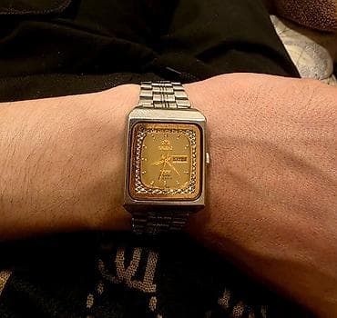 Qol Mexaniki Əntiq saat Orient, 1970 il, Paslanmayan polad — 1