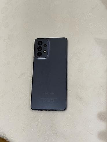 Samsung Galaxy A73 5G, 128 ГБ, цвет - Серый, Face ID, Две SIM карты, Отпечаток пальца