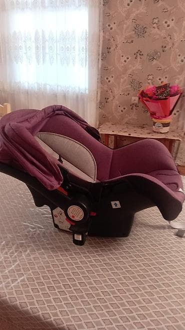 Детская одежда и обувь: Uşaq avtomobil oturacağı / beşik tipli daşıyıcı - Rəng: bənövşəyi — 3