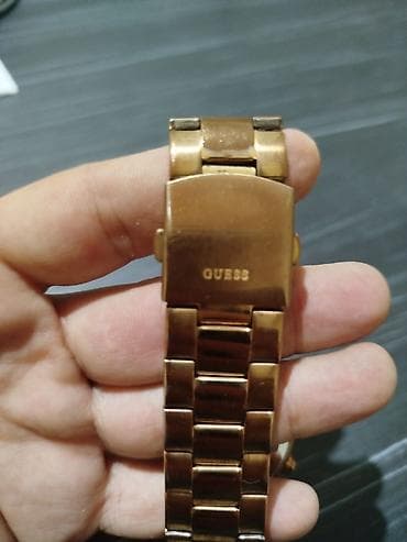 qizil qol saatlari satisi: Qol saatı, Guess, rəng - Qızılı — 5