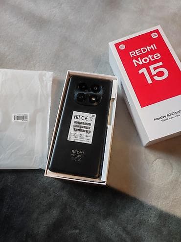 philips xenium 9@9h: Redmi Note, 256 GB, rəng - Qara, Sensor — 2