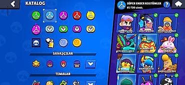 Видеоигры и приставки: Brawl Stars hesabı – yüksək səviyyəli, tam dolu kontent - Kupa yolu — 2