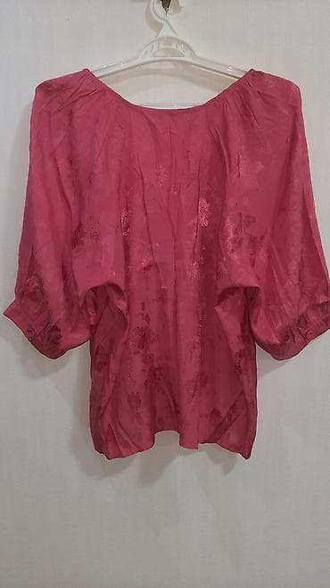 yun corablar: GUSTO brendi, qadın bluzası – ölçü XL. - Rəng: tünd çəhrayı/qaranfil — 3