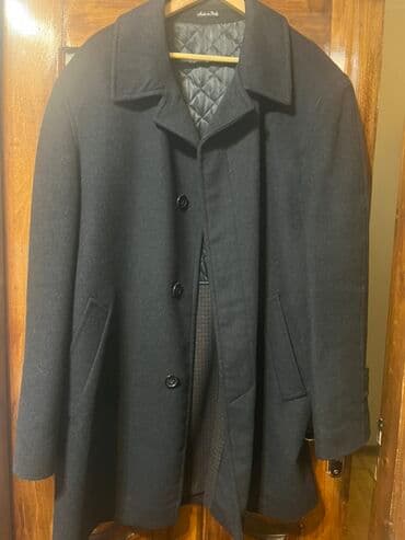 klassik kişi cemperləri: Kişi palto – klassik qara rəng - Model: qısa/orta uzunluqlu klassik — 2