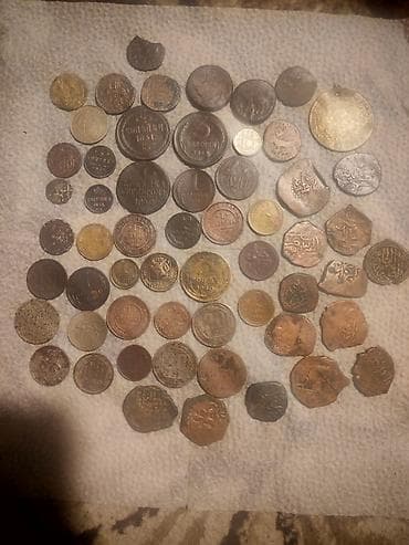 5 qepik: Məhsul: Köhnə sikkələrdən ibarət qarışıq kolleksiyami cəm olaraq — 3