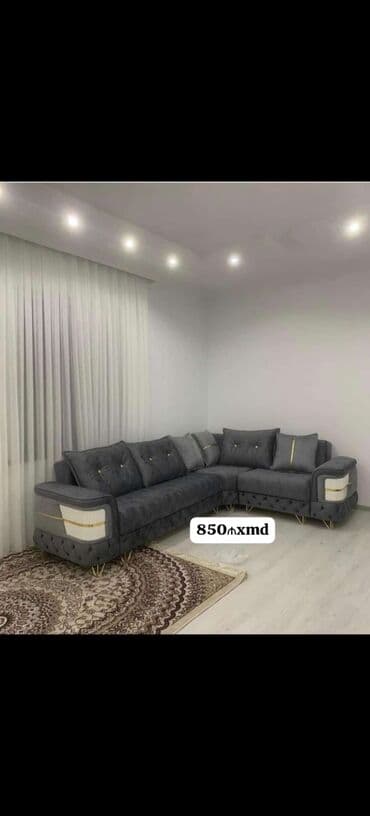 kalidor ucun alcipan fiqurlari: Künc divan, Açılmayan, Bazasız, Vеlur parça — 5