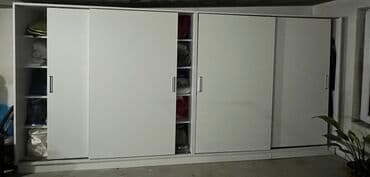 kitay seyf qapilar: Yeni, Açılan, 4 qapılı Düz dolab, Qarderob, paltar dolabı, Azərbaycan — 2