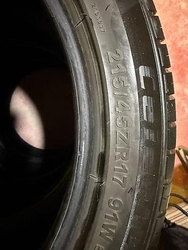 диски казаны: 215/45 ZR17 91W təkər dəsti - Ölçü: 215/45 ZR17 - Yük/sürət indeksi — 1
