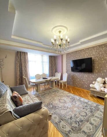 квартиры в ипотеку: 3 комнаты, Новостройка, м. Иншаатчылар, 80 м² — 1