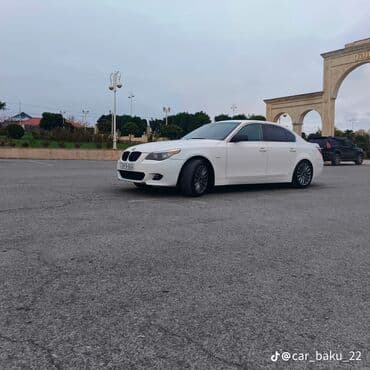 продажа авто азербайджан: BMW 5 Series (E60) sedan – 2005 il, benzin. Əsas xüsusiyyətlər: - — 2