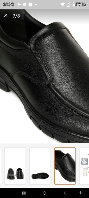 Məhsul: Kişi loafer tipli ayaqqabı - Rəng: qara - Model: bağlamasız