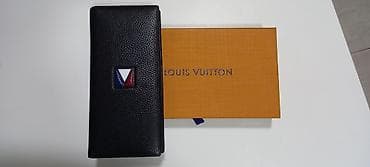 qara cantalar: Lous Vuitton dəri,kişi cüzdan. Hədiyyəlik,gündəlik istifadə üçün — 2