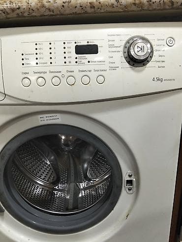 Компьютеры, ноутбуки и планшеты: Стиральная машина Samsung, 4 кг, Б/у, Автомат, Без сушки — 4