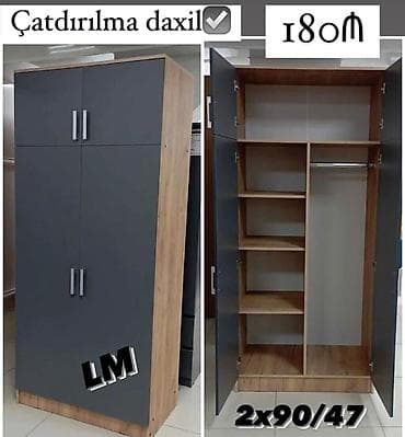 dolablar paltar: 2 Qapılı Dolab 180Azn Rəng seçimi var Şəhər daxili Çatdırılma və — 3