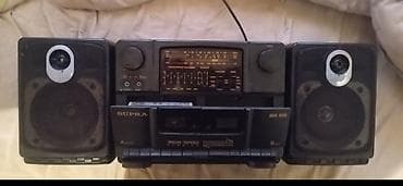 bluetooth mikrofon: SUPRA SMX-105E stereo musiqi mərkəzi - 2 ayrılan səsucaldanlı kompakt — 2