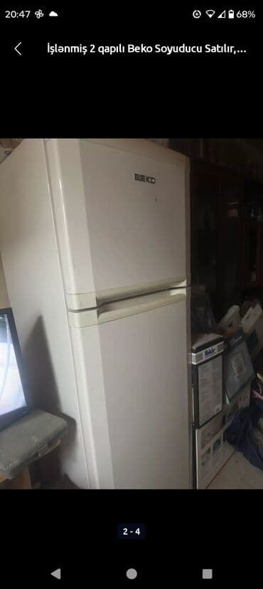 Kia: 2 qapılı Beko Soyuducu Satılır, rəng - Ağ — 2