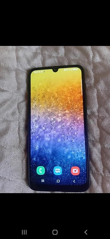 telefon sensor: Samsung Galaxy A50, 128 GB, rəng - Göy, Zəmanət, Sensor, Barmaq izi — 1