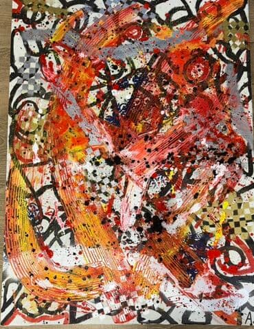 komputer şəkilləri: Эти работы абстракции 6 штук одна картина 🖼️ Цена 1000 манат — 4