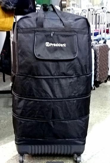 President markalı səyahət çamadanı təkərli yığılan çantalar yüksək