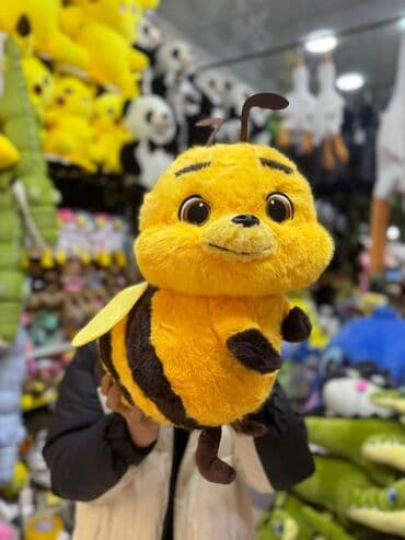 Şirin arı plyuş oyuncağı - Yumşaq, yüksək keyfiyyətli plyuş