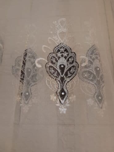 tül parçalar: Yeni, Tül, rəng - Ağ — 7