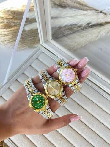 gumus kisi uzukleri: Qol saatı, Cartier, rəng - Qızılı — 2