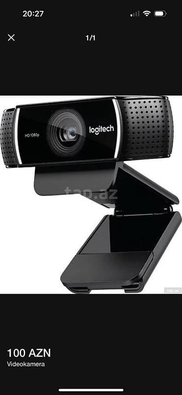 Logitech C920 Logitech HD 1080p veb-kamera - Tam HD 1080p video
