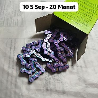 velosiped canta: Velosiped ehtiyat hissələri və aksesuarları - 10 sürətli zəncir – 20 — 1