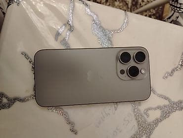 iphone 14 pro max qiyməti: IPhone 15 Pro, 128 GB, Gümüşü, Barmaq izi, Simsiz şarj, Face ID — 5