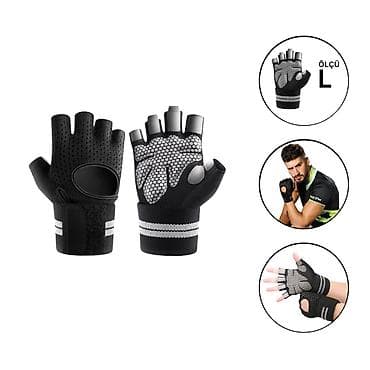 Əlcəklər: Məşq əlcəyi, əlcək 🟠 standart ölçü 🟠 yapışqan içlik 🟠 yumşaq material — 2