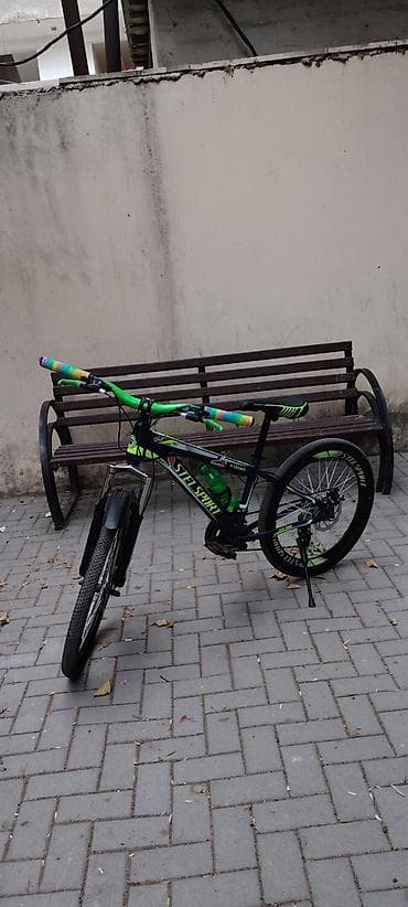 velo: Stelsport velosiped(24 ölçü) problemi yoxdur rul və qrips təzədi su — 1