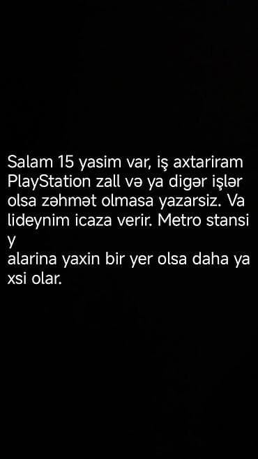 i̇ş axtariram: Digər ixtisaslar — 1