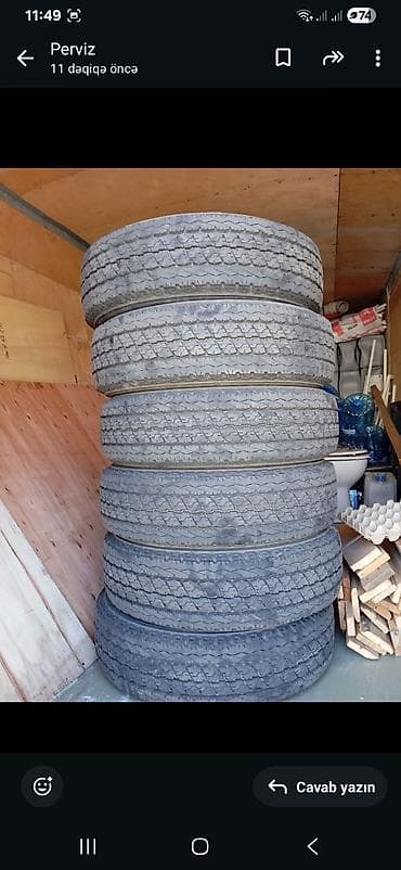 teker 14: 195/75 R16C yük/miniven şinləri - Ölçü: 195/75 R16 C (yüngül yük — 1