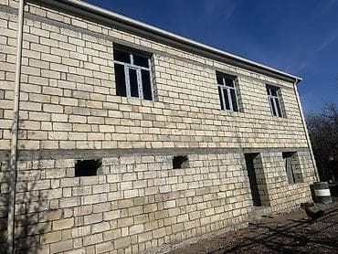 qaracuxurda ucuz heyet evleri: 2 mərtəbəli daş tikili ev - Material: keyfiyyətli bərk daş bloklarla — 7