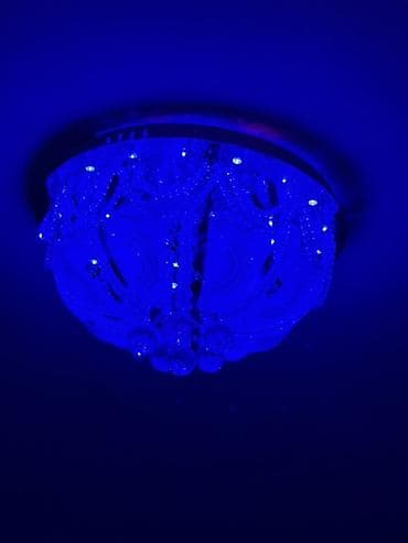 led lusteri: Led Çılçıraq, 4 və daha çox lampa, Şüşə — 3