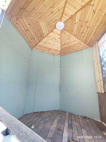 светодиодные экраны для наружной рекламы: Sarı rəngli, çoxbucaqlı formaya malik modul köşk/pavilon.3.40/2.90 sm — 3