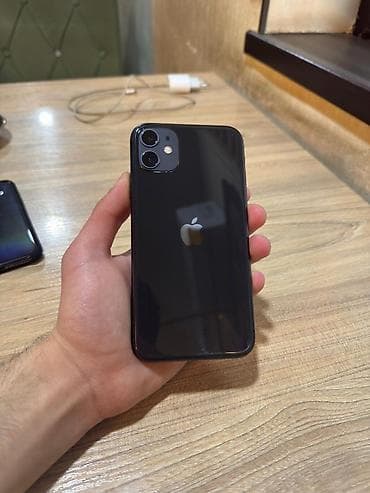 tecno camon 30 premier: IPhone 11, 64 GB, Qara, Zəmanət, Simsiz şarj, Face ID — 1