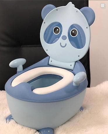 Унитазы для маломобильных людей: Uşaq tualeti – panda dizaynlı - Rənglər: açıq mavi və açıq çəhrayı - — 3