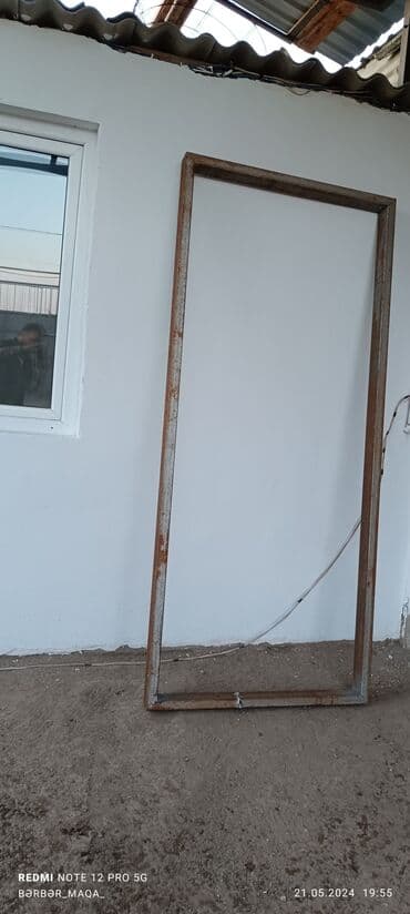 çərçivə satışı: Təcili Satılır 6 ədəddi Eni 95sm hündürlüyü 2,18 smQalın Dəmir — 5