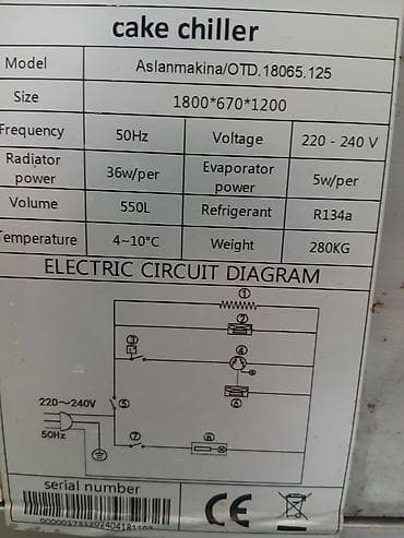 Ticarət tərəziləri: Soyuducu vitrin – Cake chiller soyuducu yenidi tezedi pakovkadi — 4