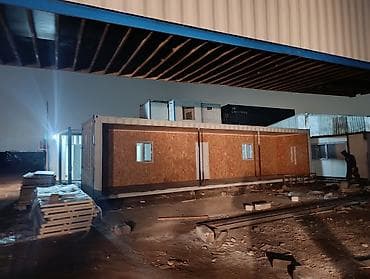 konteyner 40 tonluq: Konteynerdən yığma modul otaq/office - 2 və 3 ədəd 40 fut (High Cube — 10