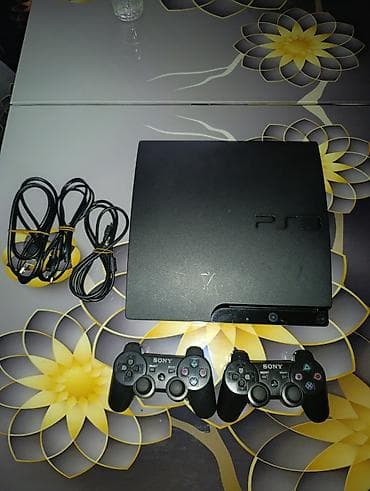 Sony PlayStation 3 (PS3) Slim oyun konsolu dəsti Komplekt: - PS3 Slim