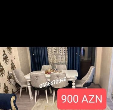 ders masaları: Qonaq otağı üçün, Yeni, Qatlanan, rəng - Ağ Stul — 3