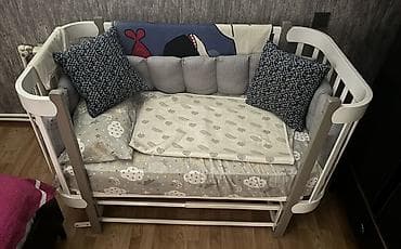 besik matrasi: Oğlan və qız üçün, Yumru, Beşik, Dəst ilə, Matrassız, Yellənmə mexanizmsiz — 3