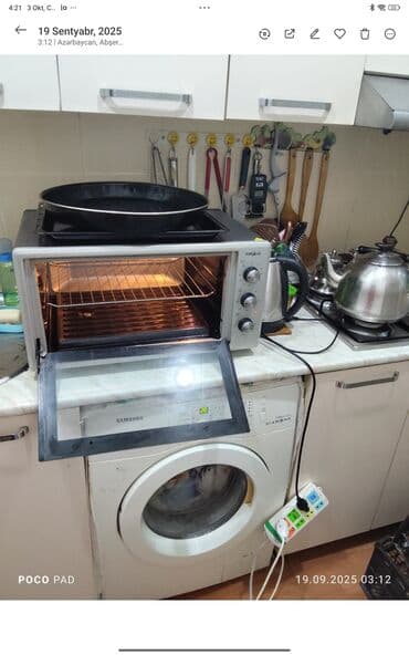 ozturkler soba: Duxovka Eurolux, Elektrik, rəng - Boz, Ayrıca dayanan — 22