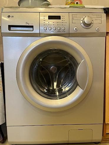 Стиральная машина LG, 5 кг, Б/у, Автомат, Без сушки — 2
