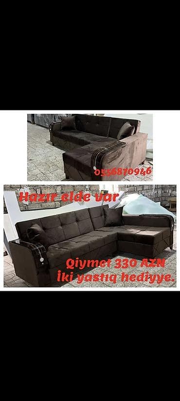 Künc divan, Yeni, Açılan, Bazalı, Parça, Şəhərdaxili pulsuz çatdırılma