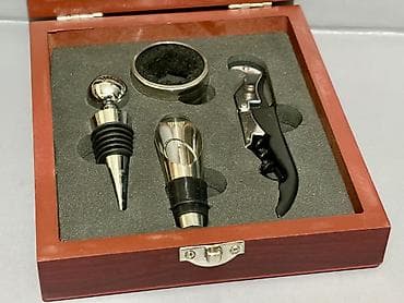 Другое для спорта и отдыха: Şahmat və Şərab Aksesuarları Dəsti – taxta qutu Məhsul təsviri: - İki — 5